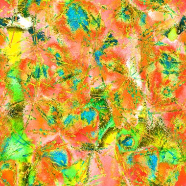 Esrar pürüzsüz suluboya deseni bırakır