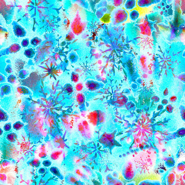 pastel soft delicate snow seamless pattern