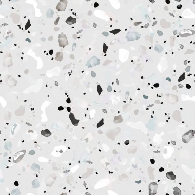 Terrazzo Doku Vektörü. Döşemesiz Desen