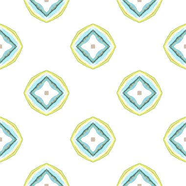 Coğrafi baskı. Kusursuz desen. Geometrik Suluboya