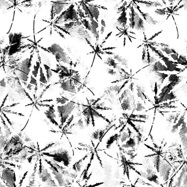 Esrar pürüzsüz suluboya deseni bırakır