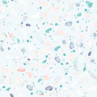 Terrazzo Doku Vektörü. Döşemesiz Desen