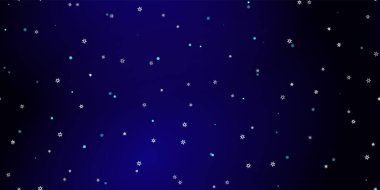 Düşen kar taneleri pürüzsüz uçuşan kar desenleri