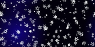 Düşen kar taneleri pürüzsüz uçuşan kar desenleri