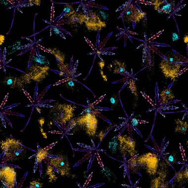 Esrar pürüzsüz suluboya deseni bırakır