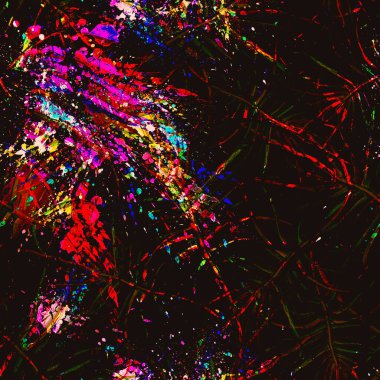 Tropik Yaprak. Karanlık Modern Motif.