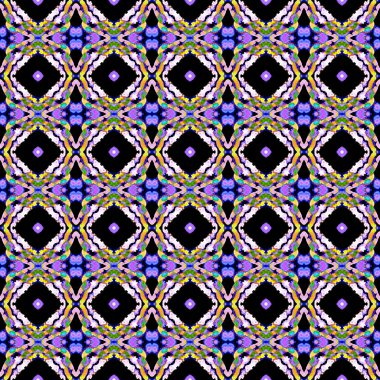 Geometrik kabile dokusu. Renk, Çokluortam, 