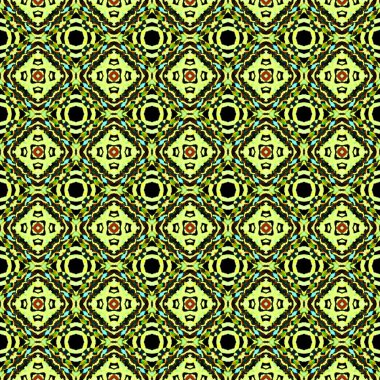 Geleneksel Grafik Doku. Teal, Yeşil, Nane 