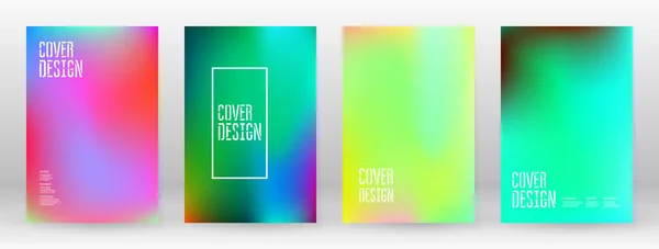 Pastel Soft. Rainbow Gradient Set Color Background — Stock Vector