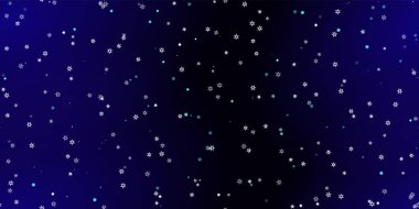 Düşen kar taneleri pürüzsüz uçuşan kar desenleri