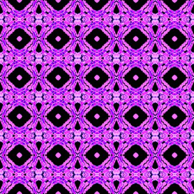 Geometrik kabile dokusu. Mor, Pembe, Lavanta 