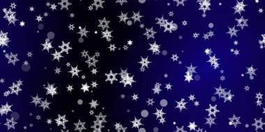 Düşen kar taneleri pürüzsüz uçuşan kar desenleri