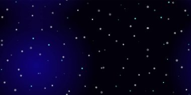 Düşen kar taneleri pürüzsüz uçuşan kar desenleri