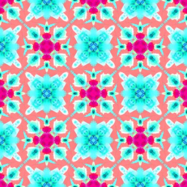 Sembol Geometrik Madalyon. Mor, Pembe,