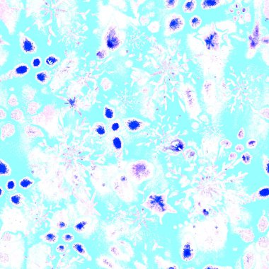 Mavi beyaz sihirli kar toprağı