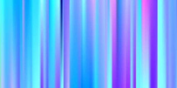 ホログラフィックソフト。鮮やかなブルー、ティール、ネオンコンセプト — ストックベクタ