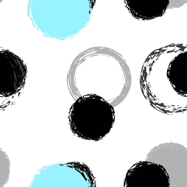 Μαύρος κύκλος πινέλου — Διανυσματικό Αρχείο