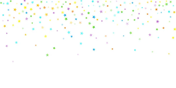 레인보우 Festive Confetti 카니발 템플릿 아름다운 홀리데이 배경에 컬러스 패킷입니다 — 스톡 벡터