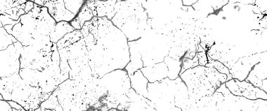 Kederli Grunge dokusu. Kusursuz desen. Eski Yarıton, Geçmişe Dönüş. Kırık, çatlak duvar dokusu. Çizilmiş, Dirt Print. Siyah ve Beyaz Grunge tarzı. Gürültü Kaba Tasarım. Vektör İllüstrasyonu.