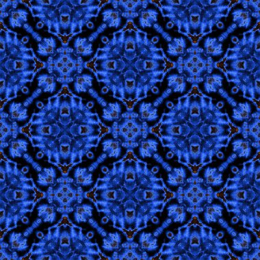 Coğrafi Yüzey Madalyası. Mavi, Cyan, İndigo keten. Talavera, Azulejos Yazdır. Portekiz, Türk süsü. Eski Yerli Sanatı. Madalyon nakışı..