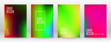 Pastel Soft. Gökkuşağı Gradyan Kümesi. Renk Arkaplanı. Pembe, yeşil, kırmızı, mavi, mor, sarı, bulanık ağ. Vektör Modern Banner. Soyut Parlak Duvar Kağıdı. Teknoloji kapağı. Mobil Şablon Tasarımı.