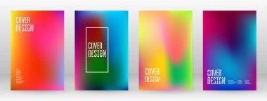 Pastel Soft. Gökkuşağı Gradyan Kümesi. Renk Arkaplanı. Pembe, yeşil, kırmızı, mavi, mor, sarı, bulanık ağ. Vektör Modern Banner. Soyut Parlak Duvar Kağıdı. Teknoloji kapağı. Mobil Şablon Tasarımı.