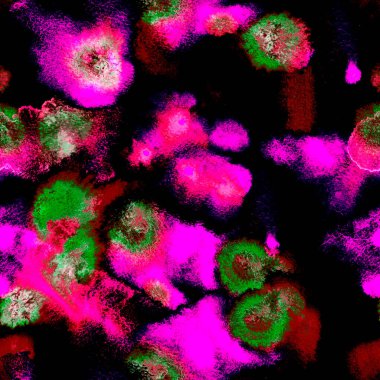 Boya desenli kravat. Gerçeküstü, Psikedelik Islak Boya. Kravat boyası Batik, el çizimi. Boya dokusu sonu gelmeyen bir süs. Tekstil, Yüzey, Moda, Mayo, Çamaşır, Kumaş İçin Sanat Arkaplanı.