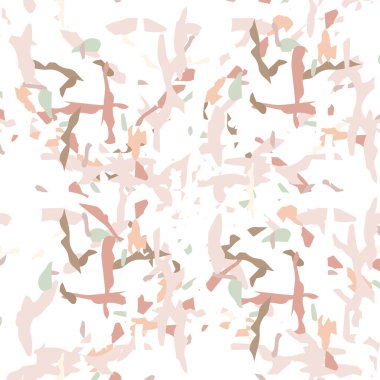 Benekler, Ikat. Tie Dye, Batik. Süs. Suluboya yüzeyi. Bitmek bilmeyen boyama. Kahverengi Ochre Antik Folklor Geo Halı. Suluboya Organik Shibori Sanatı.