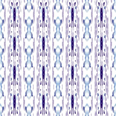 El çizimi, boya dokusu. Shibori Süslemesi. Modern Soyut, Sonsuz Tekrar Boyama. Blue Cyan Folklor Modern Eski Halı. Grafik Madalyon Boya Yüzeyi.