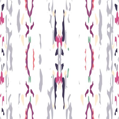 Boya dokusu. Shibori, Lekesiz Şablon. Coğrafi doku. El boyası çizilmiş. Rose Gray Vintage Geo Antik Halı. Geometri Doğal Shibori Sanatı.