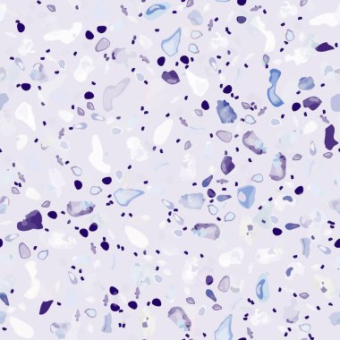 Terrazzo Doku Vektörü. Döşemesi olmayan desen. Zemin Granit desenli. Taş, Kaya, Mermer Tekstil Arkaplanı. Doğal Pavement, Mozaik Şablonu. Kuvars, Çakıl Taşı. İç Dekorasyon Tasarımı.