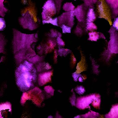 Modern Sanat Çizimi. Moda suluboya baskısı. Gerçek üstü desen dokusu, Shibori. Suluboya lekesiz desenli. Tekstil, Yüzey, Moda, Mayo, Çamaşır, Kumaş İçin Sanat Arkaplanı.