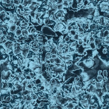 Suluboya el boyası kusursuz desen. Benekler, noktalar ve yırtık kenarlarla karıştırılmış illüstrasyon. Modern soyut arka plan. Tekstil, yüzey, moda, mayo tasarımı için sonu gelmeyen gerçeküstü desen.