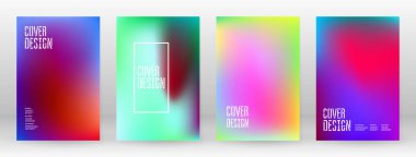 Pastel Soft. Gökkuşağı Gradyan Kümesi. Renk Arkaplanı. Pembe, yeşil, kırmızı, mavi, mor, sarı, bulanık ağ. Vektör Modern Banner. Soyut Parlak Duvar Kağıdı. Teknoloji kapağı. Mobil Şablon Tasarımı.