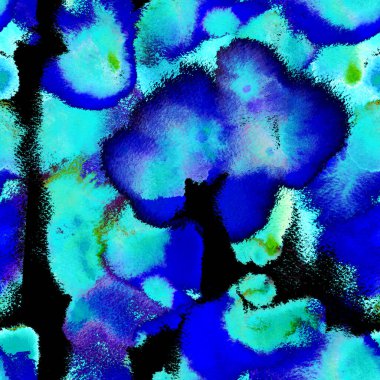 Boya desenli kravat. Gerçeküstü, Psikedelik Islak Boya. Kravat boyası Batik, el çizimi. Boya dokusu sonu gelmeyen bir süs. Tekstil, Yüzey, Moda, Mayo, Çamaşır, Kumaş İçin Sanat Arkaplanı.