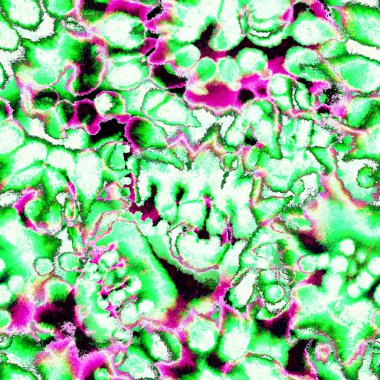 Islak ve pürüzsüz boya. Suluboya karışık resimlerle akan su sıçramaları, lekeler, noktalar, yırtık kenarlar. Tekstil, yüzey, moda, mayo ve modern tasarım için sonu gelmeyen soyut arka plan.