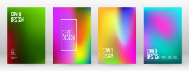 Pastel Soft. Gökkuşağı Gradyan Kümesi. Renk Arkaplanı. Pembe, yeşil, kırmızı, mavi, mor, sarı, bulanık ağ. Vektör Modern Banner. Soyut Parlak Duvar Kağıdı. Teknoloji kapağı. Mobil Şablon Tasarımı.