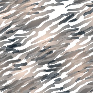 Lekesiz desen. Moda Konsepti. İmdat baskısı. Hayvan Derisi Çizimi. Kirli Yüzey Tekstili. Mürekkep lekeleri. Sprey boya. Splash Blots. Sanatsal Yaratıcı Vektör Arkaplanı.