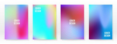 Asgari Poster. Pastel Soft. Gökkuşağı Gradyan Kümesi. Grafik Renk Arkaplanı. Bulanık ağ dokusu. Vektör Modern Banner. Soyut Parlak Duvar Kağıdı. Gradyan Teknoloji Kapağı. Mobil Şablon Tasarımı.