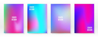 Asgari Poster. Pastel Soft. Gökkuşağı Gradyan Kümesi. Grafik Renk Arkaplanı. Bulanık ağ dokusu. Vektör Modern Banner. Soyut Parlak Duvar Kağıdı. Gradyan Teknoloji Kapağı. Mobil Şablon Tasarımı.