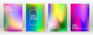 Pastel Soft. Gökkuşağı Gradyan Kümesi. Renk Arkaplanı. Pembe, yeşil, kırmızı, mavi, mor, sarı, bulanık ağ. Vektör Modern Banner. Soyut Parlak Duvar Kağıdı. Teknoloji kapağı. Mobil Şablon Tasarımı.