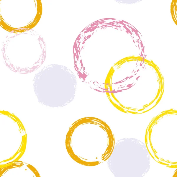Πολύχρωμο Polka Dots Μοτίβο Pastel Vector Seamless Πολύχρωμο Dotted Pattern — Διανυσματικό Αρχείο