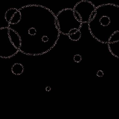 Gül, pembe yıldızlar. Sprocket, parlak konfeti. Yayılmış küçük parlak toplar daireler çiziyor. Siyah arkaplana düşen rastgele bir yıldız. Yılbaşı arkaplanı. Vektör illüstrasyonu.