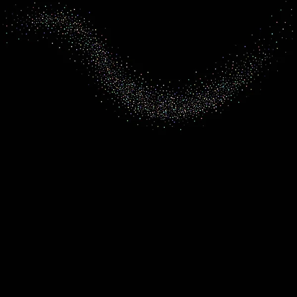 Glitter Iridescent Stars Holográfico Sparkle Fall Confetti Roda Dentada Arco — Vetor de Stock