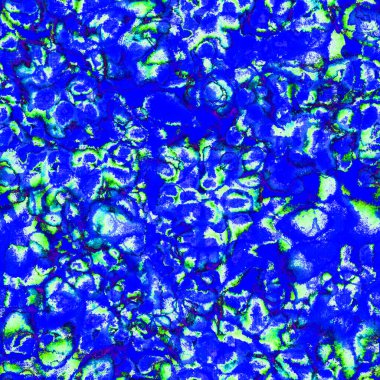 Suluboya el boyası kusursuz desen. Benekler, noktalar ve yırtık kenarlarla karıştırılmış illüstrasyon. Modern soyut arka plan. Tekstil, yüzey, moda, mayo tasarımı için sonu gelmeyen gerçeküstü desen.