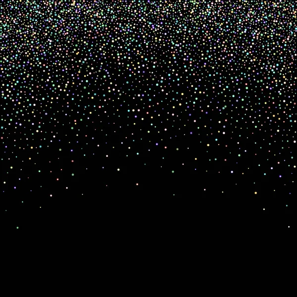 Glitter Iridescent Stars Holografische Sparkle Fall Confetti Regenboog Tandwiel Glanzend — Stockvector