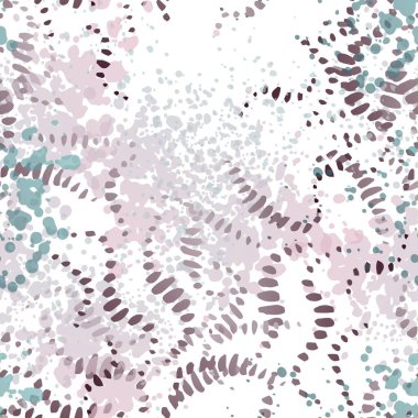 Püskürtme deseni. Moda Konsepti. İmdat baskısı. Kestane rengi, Gri Çizim. Yaz Yüzeyi Tekstili. Mürekkep lekeleri. Sprey boya. Splash Blots. Sanatsal Yaratıcı Vektör Arkaplanı.