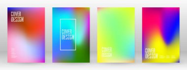 Pastel Soft. Gökkuşağı Gradyan Kümesi. Renk Arkaplanı. Pembe, yeşil, kırmızı, mavi, mor, sarı, bulanık ağ. Vektör Modern Banner. Soyut Parlak Duvar Kağıdı. Teknoloji kapağı. Mobil Şablon Tasarımı.