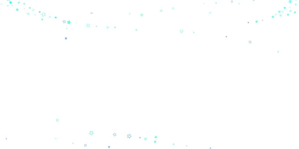 Blaue Cyanische Türkisfarbene Glitzersternchen Glänzendes Konfetti Verstreut Kleine Funkelnde Glitzernde — Stockvektor