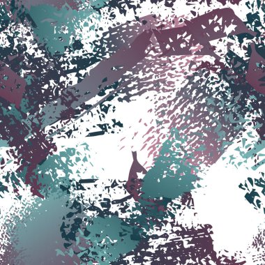 Sorunlu Kusursuz Düzen. Moda Konsepti. İmdat baskısı. Kestane rengi, Gri Çizim. Trending Surface Tekstil. Mürekkep lekeleri. Sprey boya. Splash Blots. Sanatsal Yaratıcı Vektör Arkaplanı.